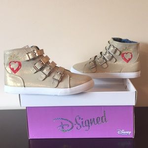 Disney Descendants Gold High Top Sneakers
